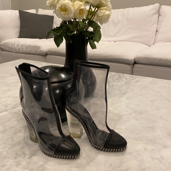 Balmain Lucite clear boots size 37 - Picture 6 of 12